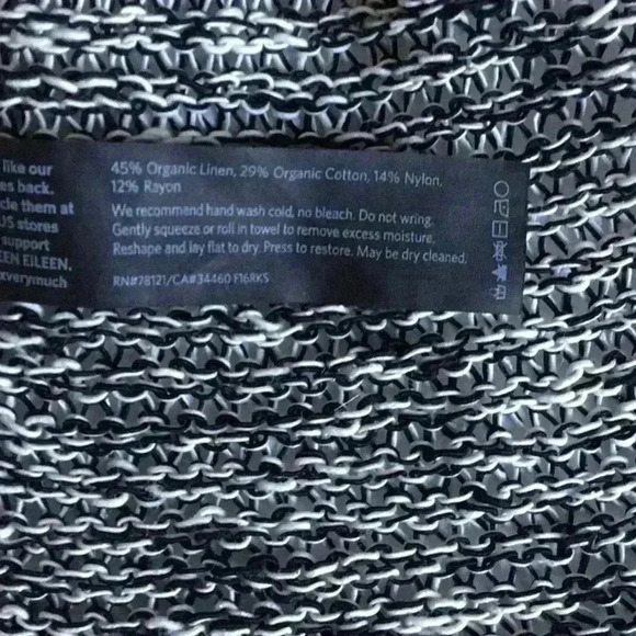 Eileen Fisher Women Organic Linen Blend Vest - Picture 5 of 6